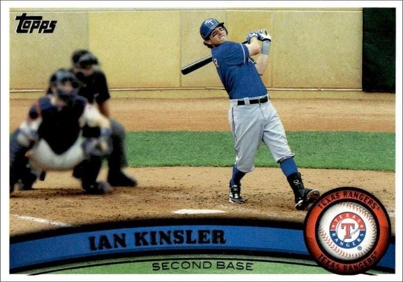 2011 Topps Series 2 Ian Kinsler #405 trading card