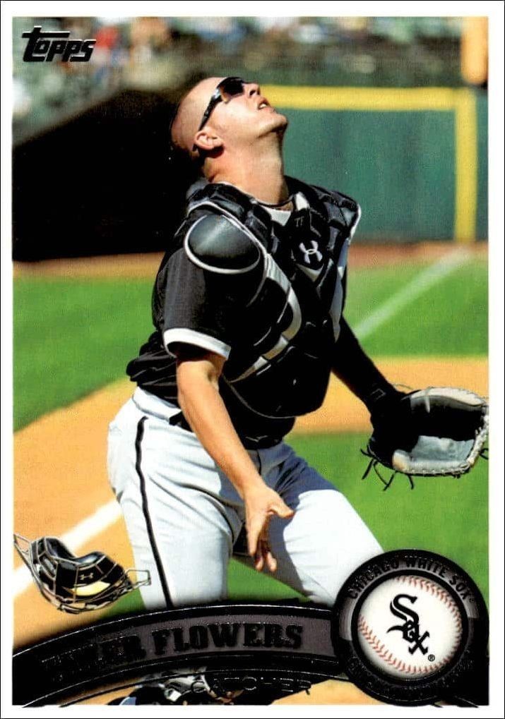 2011 Topps Series 2 Tyler Flowers #395 trading card
