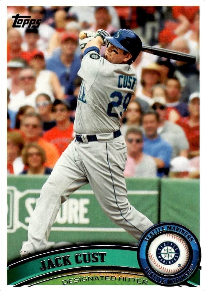 2011 Topps Series 2 Jack Cust #402 trading card
