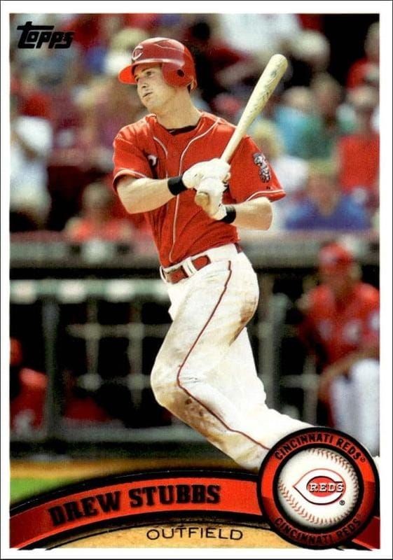 2011 Topps Series 2 Drew Stubbs #349 trading card