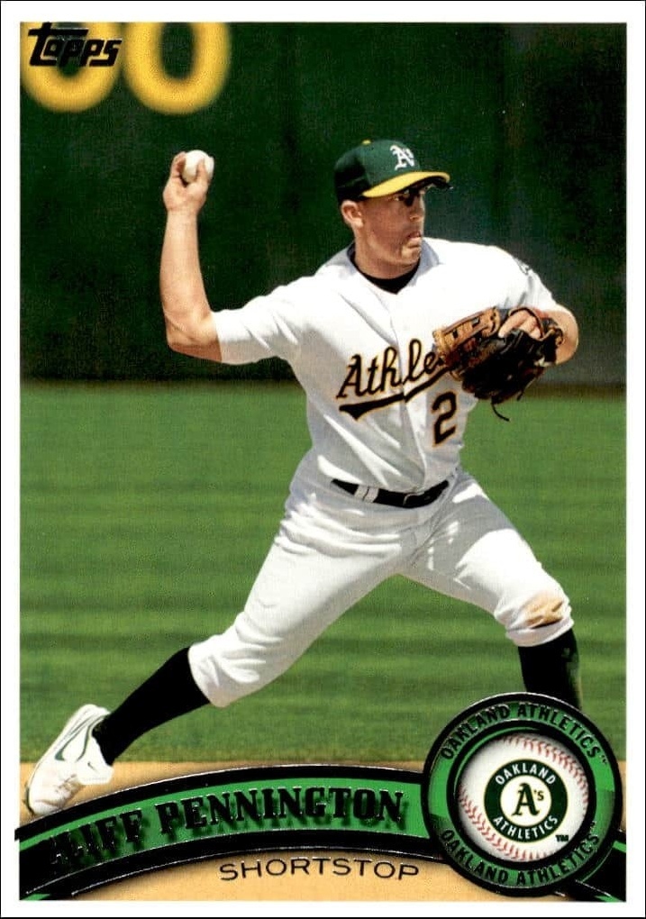 2011 Topps Series 2 Cliff Pennington #353 trading card