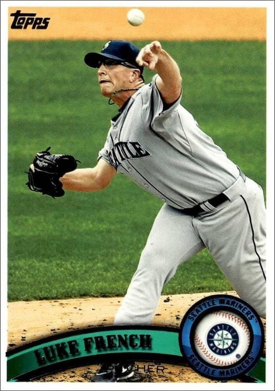 2011 Topps Series 2 Luke French #624 trading card