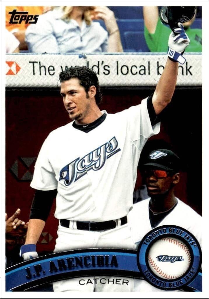2011 Topps Series 2 J.P. Arencibia #587 trading card