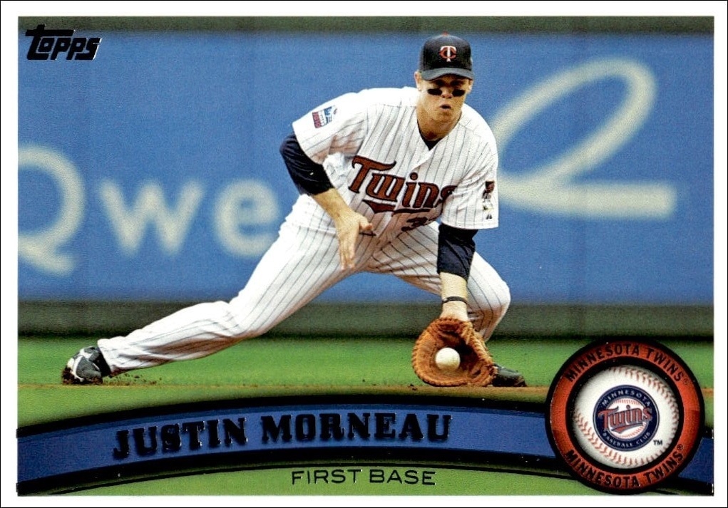 2011 Topps Series 1 Justin Morneau #293 trading card