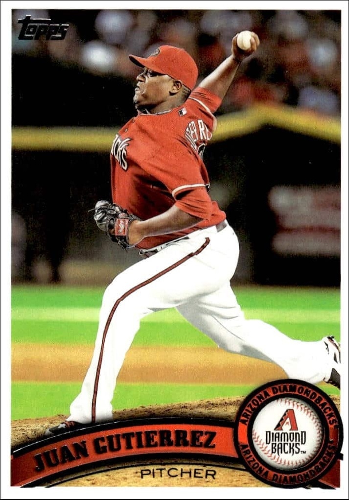 2011 Topps Series 1 Juan Gutierrez #291 trading card