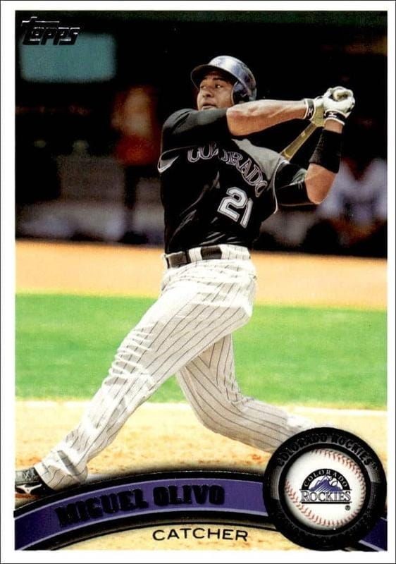2011 Topps Series 1 Miguel Olivo #276 trading card