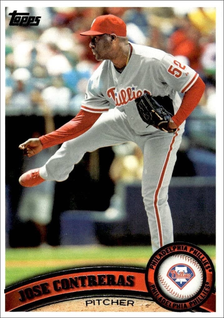2011 Topps Series 1 Jose Contreras #267 trading card