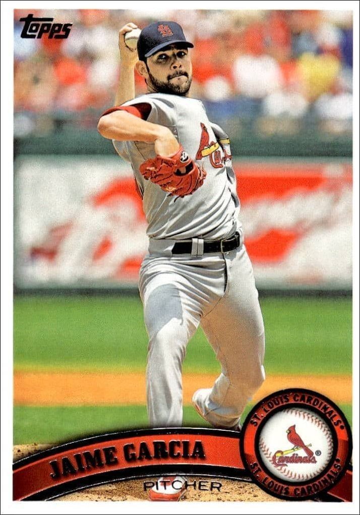 2011 Topps Series 1 Jaime Garcia #23 trading card