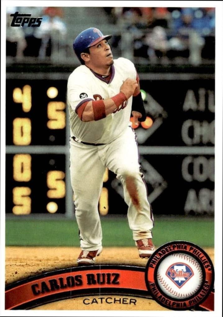 2011 Topps Series 1 Carlos Ruiz #219 trading card