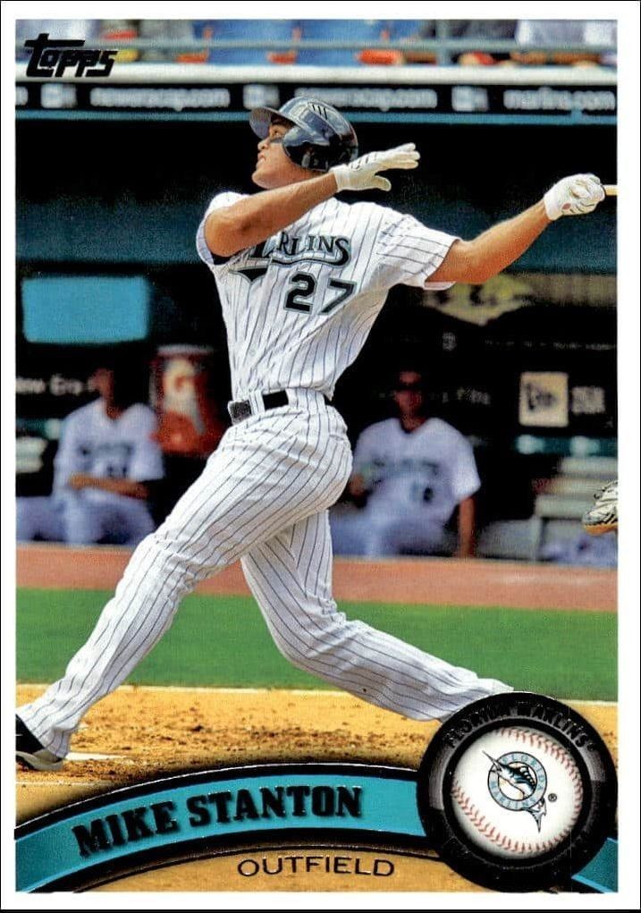 2011 Topps Series 1 Mike Stanton #78 trading card