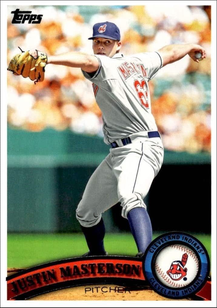 2011 Topps Series 2 Justin Masterson #544 trading card