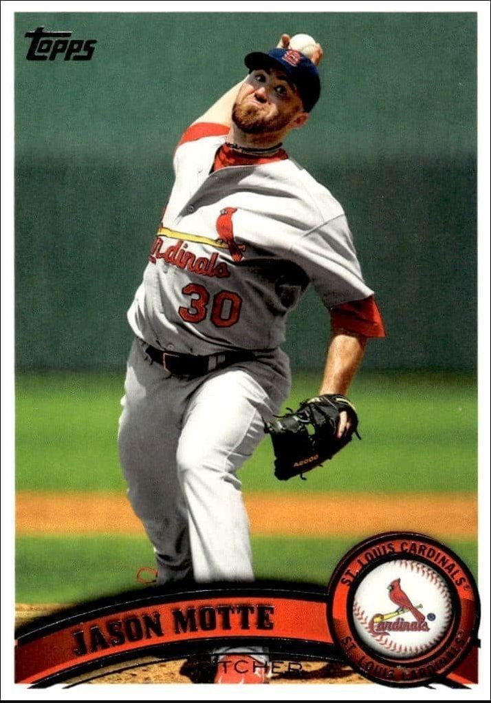 2011 Topps Series 2 Jason Motte #538 trading card
