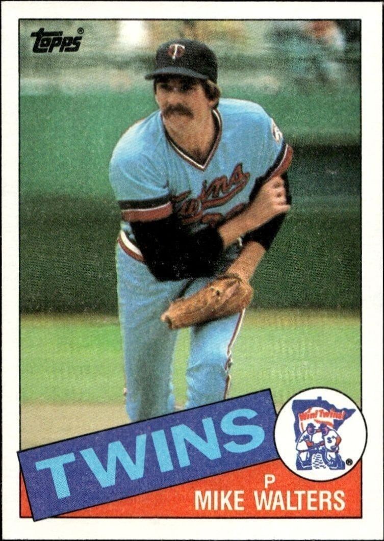 1985 Topps Mike Walters #187 trading card