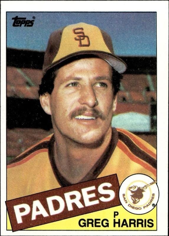 1985 Topps Greg Harris #242 trading card