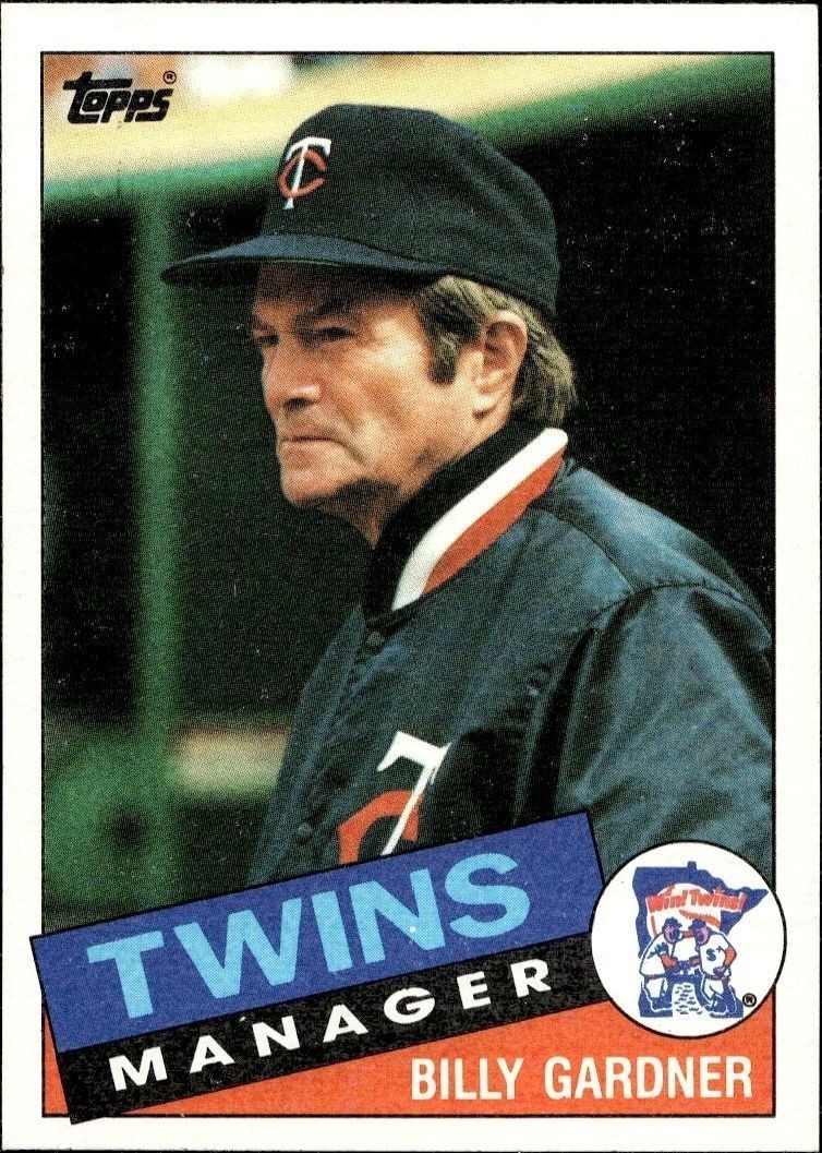 1985 Topps Billy Gardner #213 trading card