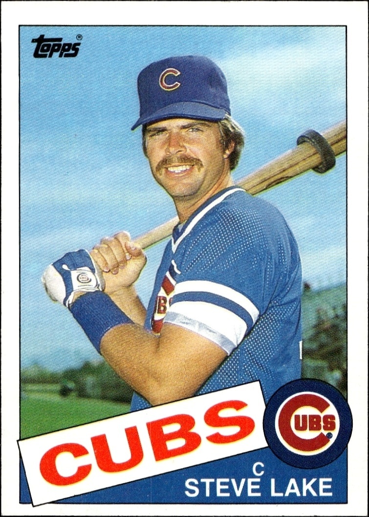 1985 Topps Steve Lake #98 trading card