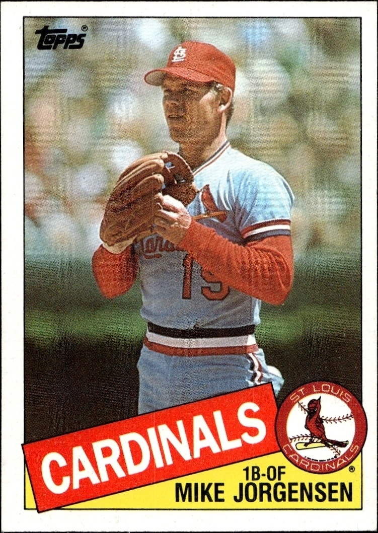 1985 Topps Mike Jorgensen #783 trading card