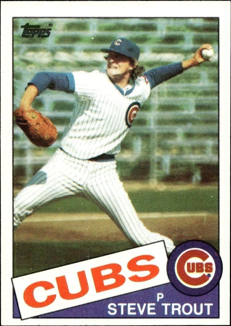 1985 Topps Steve Trout #668 trading card