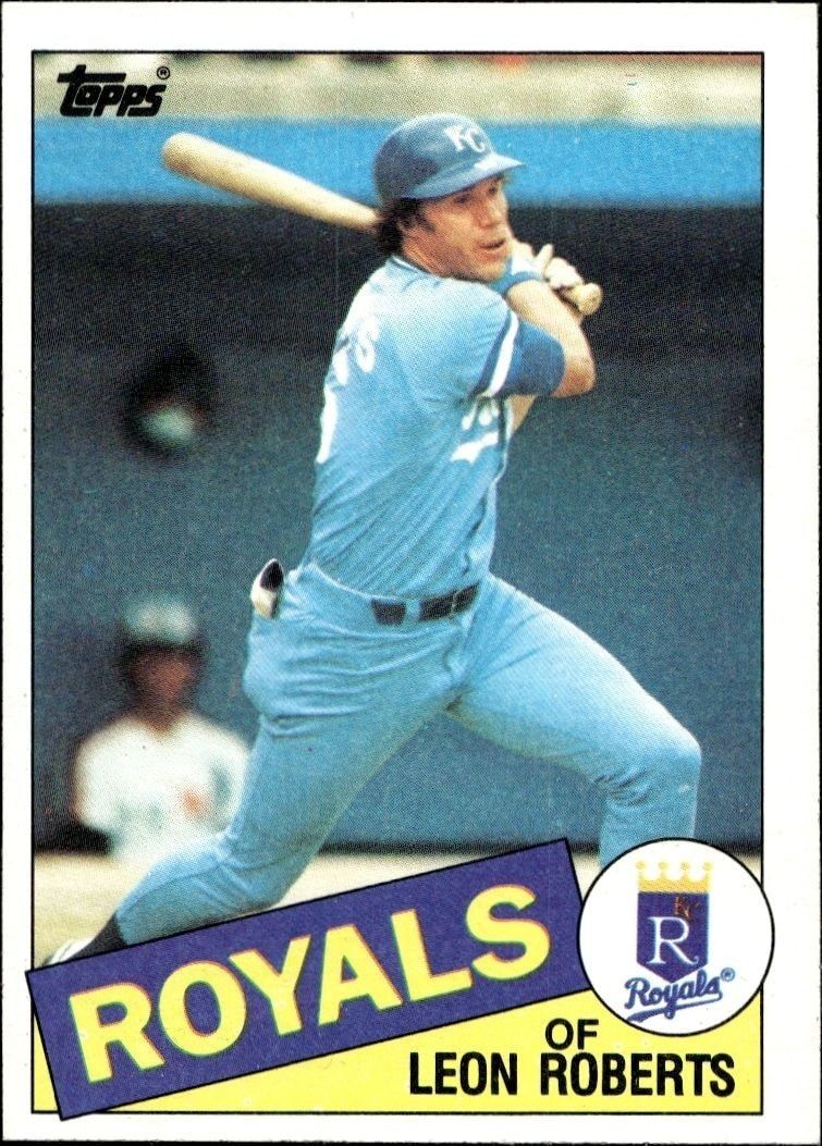 1985 Topps Leon Roberts #217 trading card