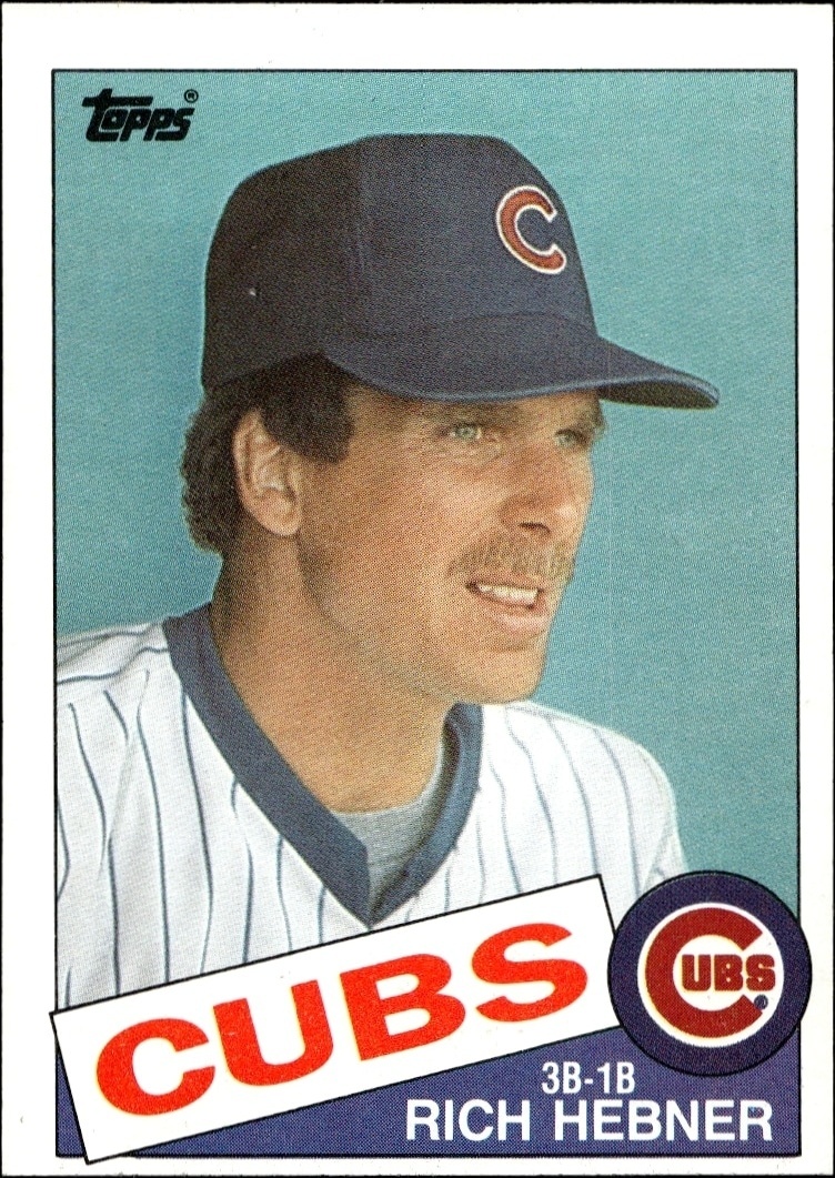 1985 Topps Rich Hebner #124 trading card