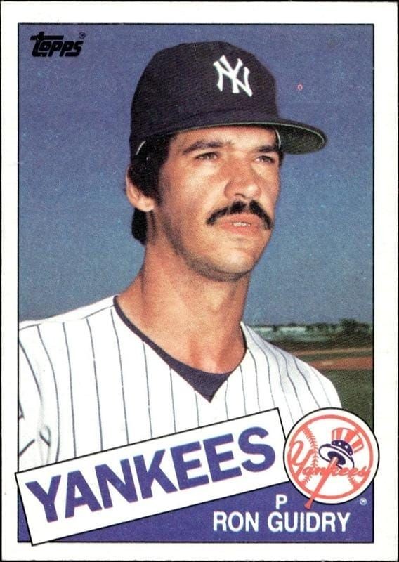 1985 Topps Ron Guidry #790 trading card