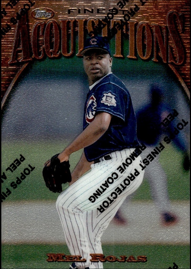 1997 Topps Finest Mel Rojas #274 trading card