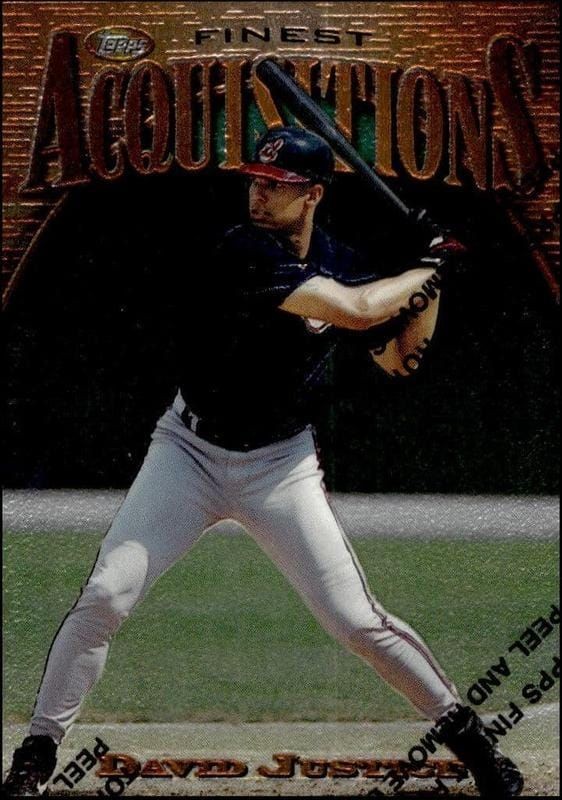 1997 Topps Finest David Justice #271 trading card