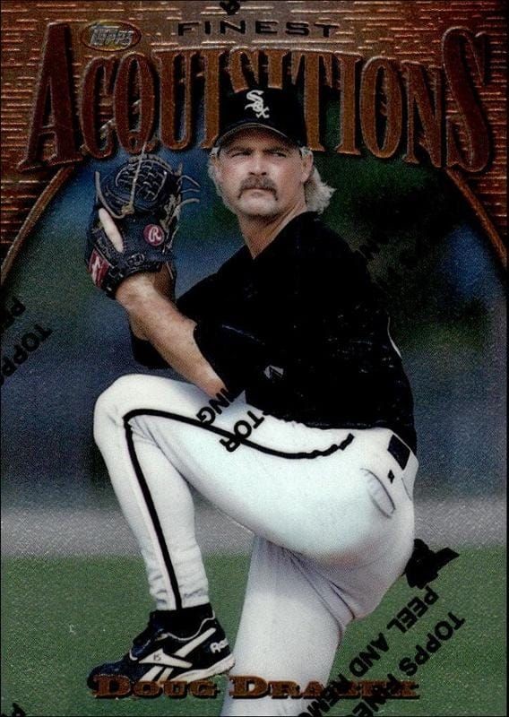 1997 Topps Finest Doug Drabek #203 trading card