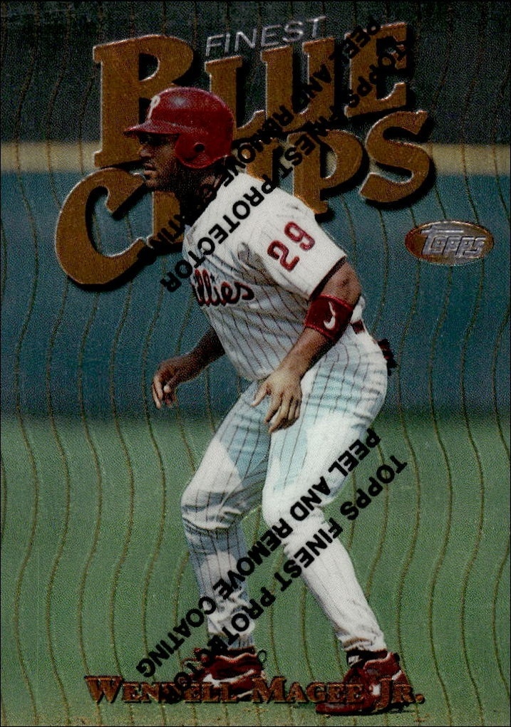 1997 Topps Finest Wendell Magee Jr. #229 trading card