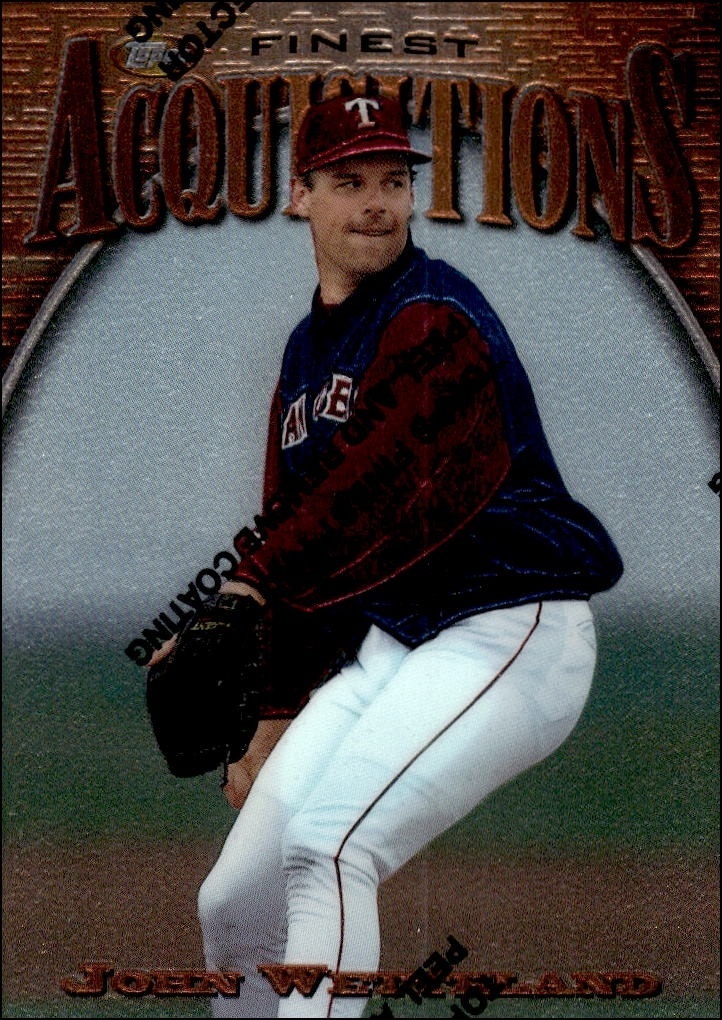 1997 Topps Finest John Wetteland #222 trading card
