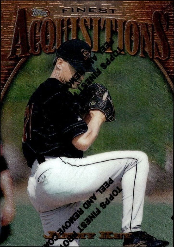1997 Topps Finest Jimmy Key #211 trading card
