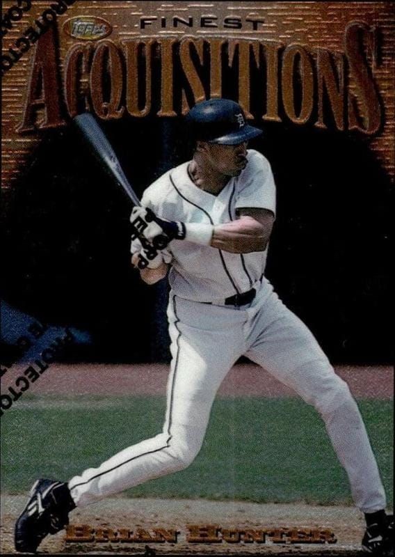 1997 Topps Finest Brian Hunter #194 trading card