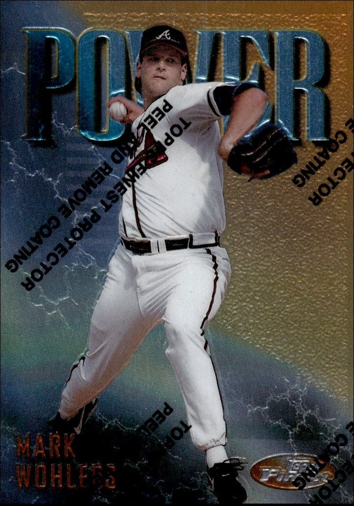 1997 Topps Finest Mark Wohlers #234 trading card