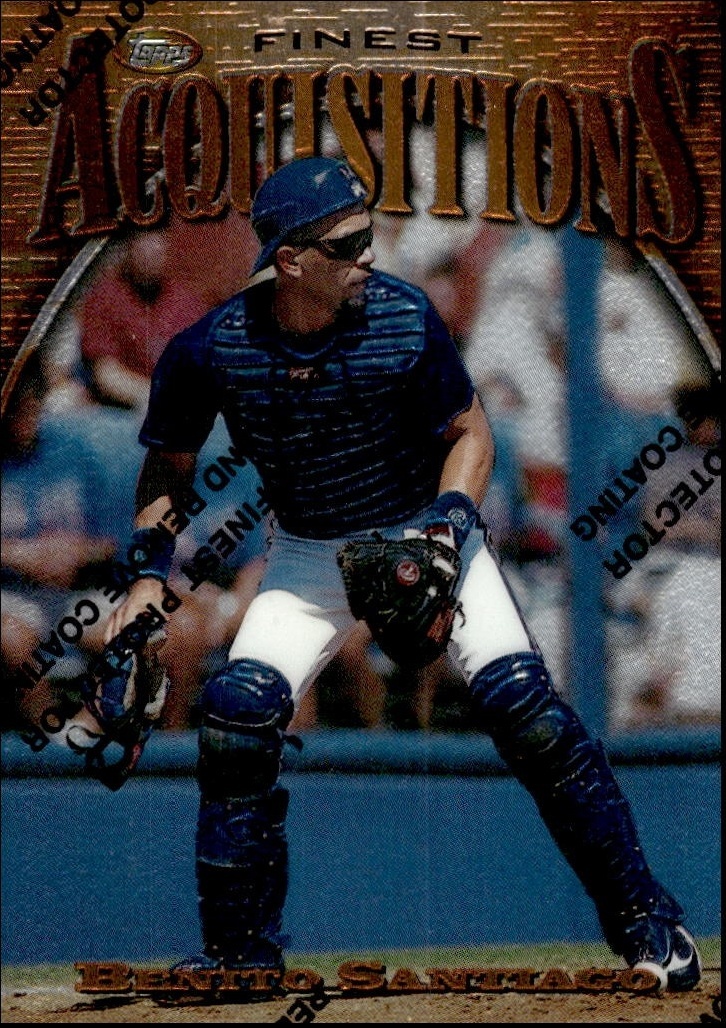 1997 Topps Finest Benito Santiago #247 trading card