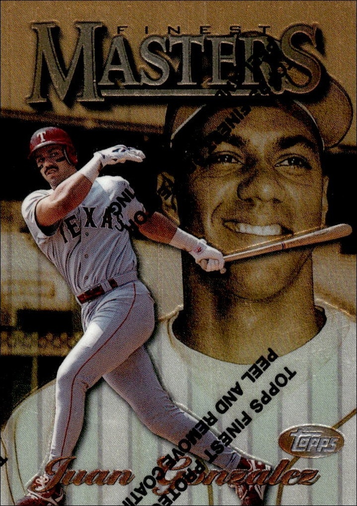 1997 Topps Finest Juan Gonzalez #212 trading card