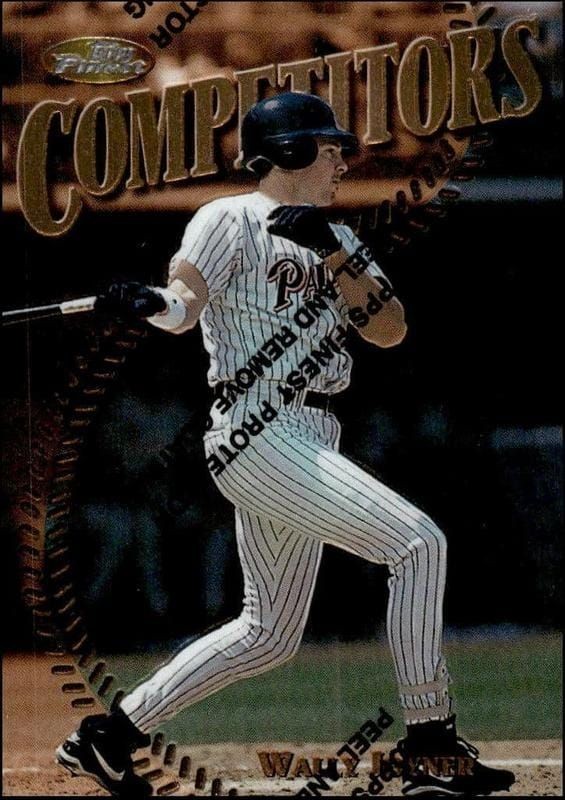1997 Topps Finest Wally Joyner #201 trading card