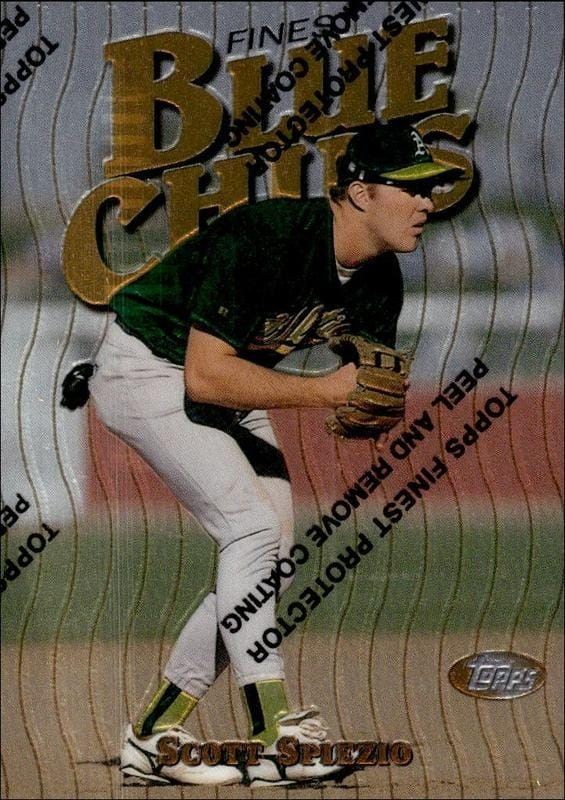 1997 Topps Finest Scott Spiezio #272 trading card