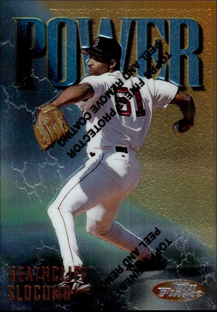 1997 Topps Finest Heathcliff Slocumb #228 trading card