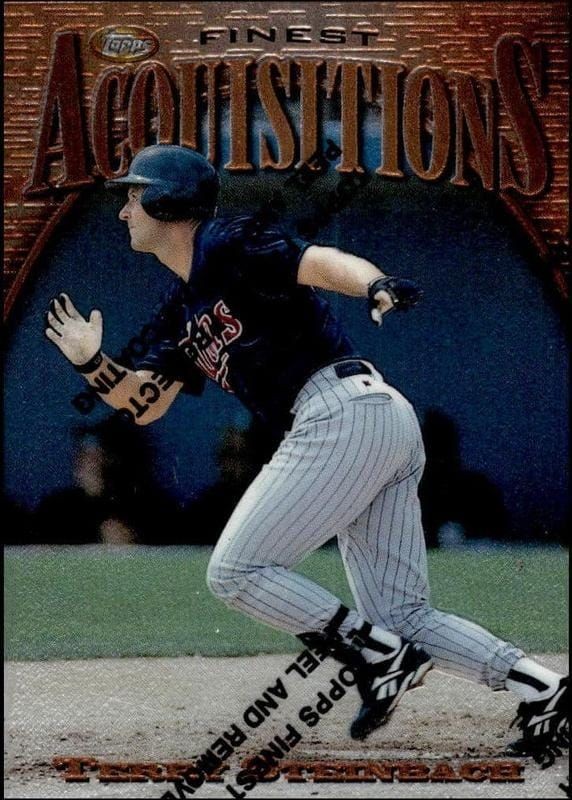 1997 Topps Finest Terry Steinbach #241 trading card