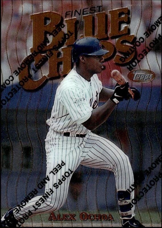1997 Topps Finest Alex Ochoa #200 trading card