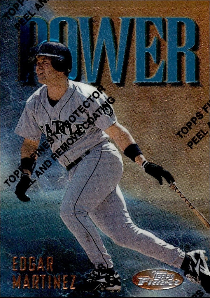 1997 Topps Finest Edgar Martinez #99 trading card