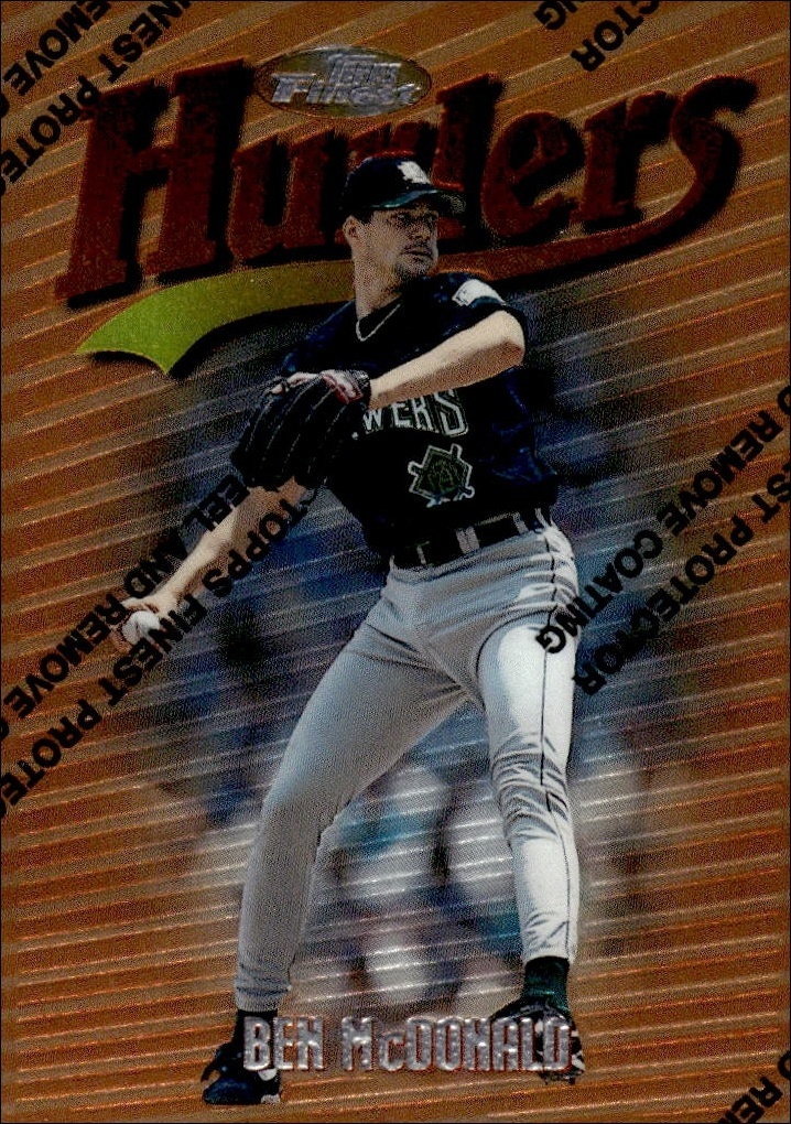 1997 Topps Finest Ben McDonald #96 trading card