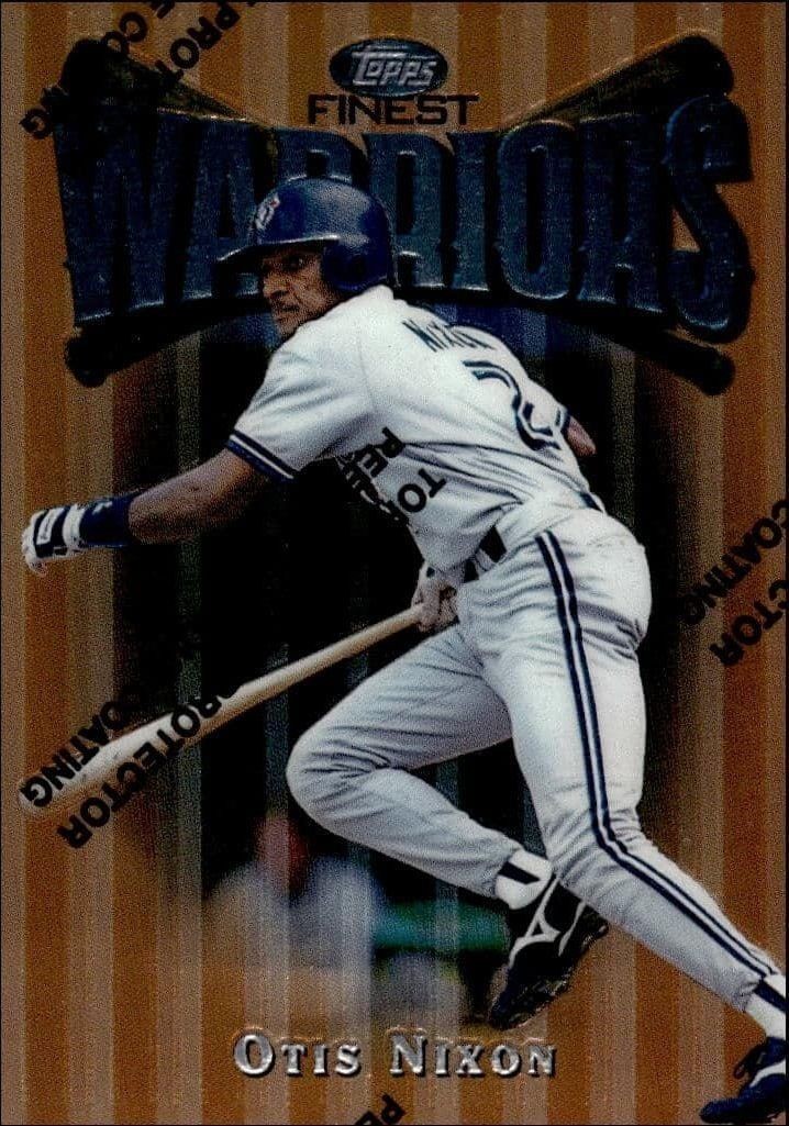 1997 Topps Finest Otis Nixon #8 trading card