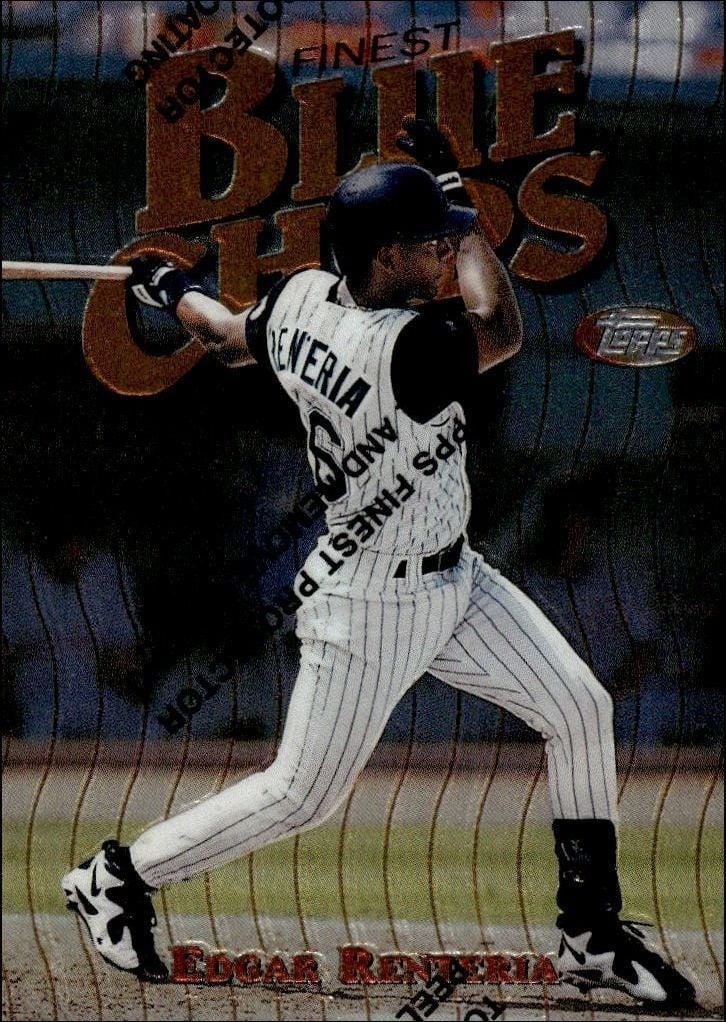 1997 Topps Finest Edgar Renteria #17 trading card