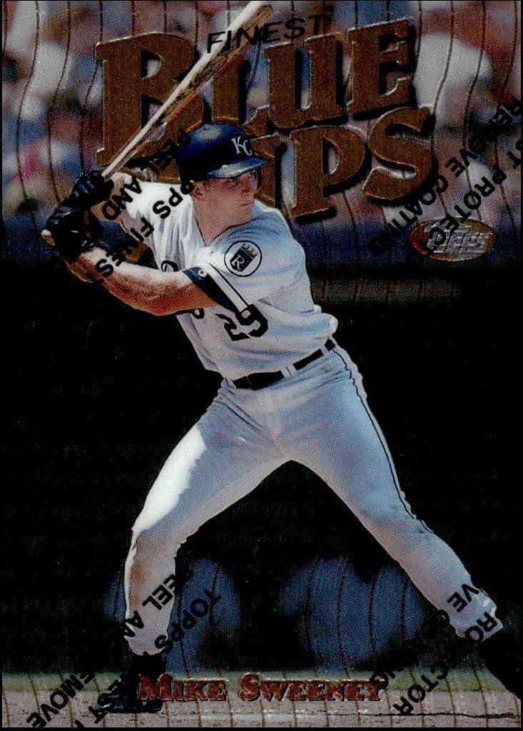 1997 Topps Finest Mike Sweeney #88 trading card