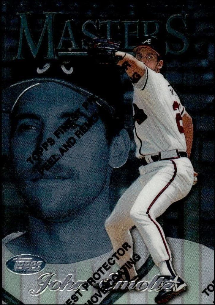 1997 Topps Finest John Smoltz #136 trading card