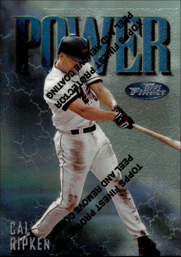 1997 Topps Finest Cal Ripken #135 trading card