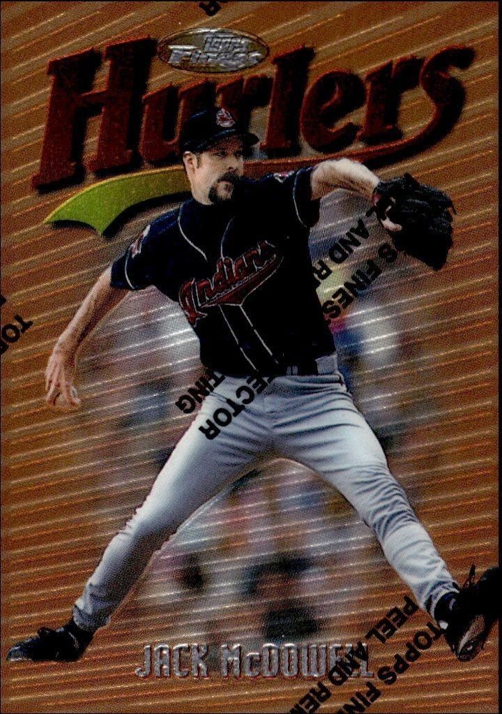 1997 Topps Finest Jack McDowell #55 trading card