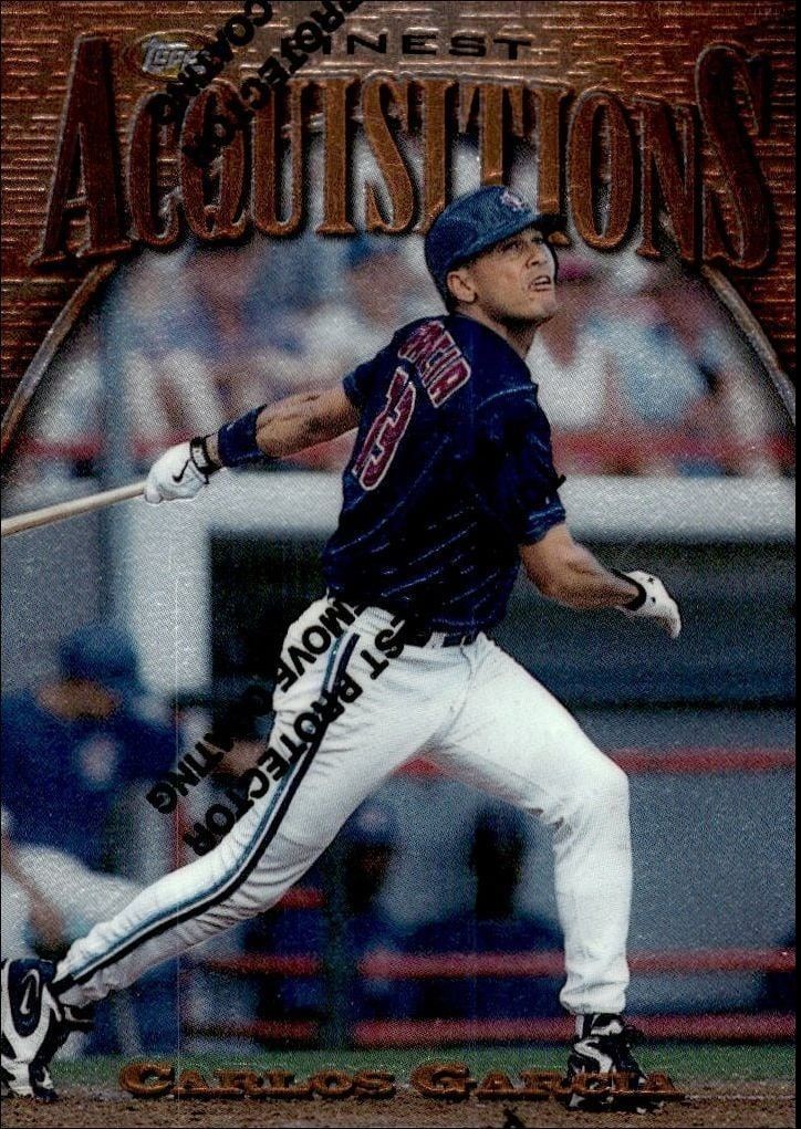 1997 Topps Finest Carlos Garcia #217 trading card