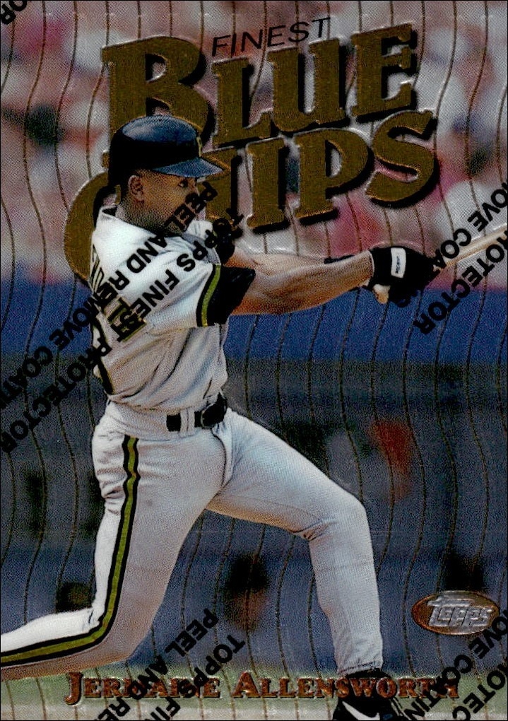 1997 Topps Finest Jermaine Allensworth #67 trading card